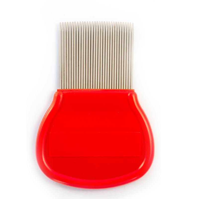 Model 1, red-handled polypropylene lice comb